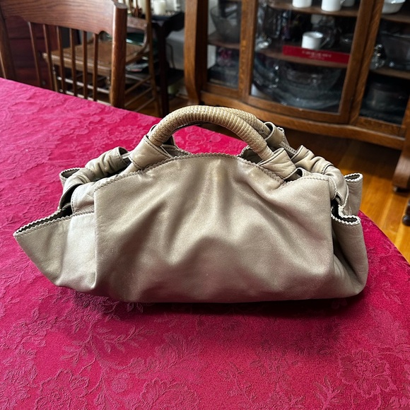 Loewe Gold Shimmer Leather Hobo Bag. EUC. - Picture 6 of 13